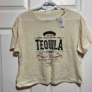 Tequila cropped T shirt